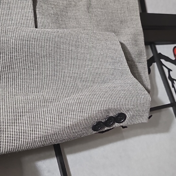 Irvine Park Silver Blazer Suit Jacket Size 46R Vintage - Picture 4 of 7